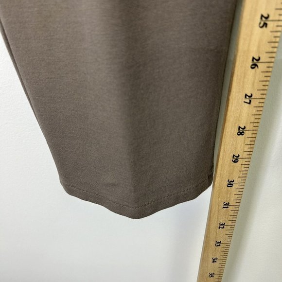 Chicos So Slimming Ponte Pants Womens Size 3 US 16 Taupe Tan Peyton - Picture 6 of 10